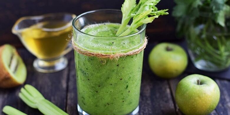 зеленый коктейль для похудения